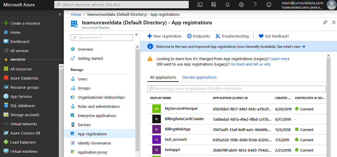 azure-adlsgen1-registered-apps