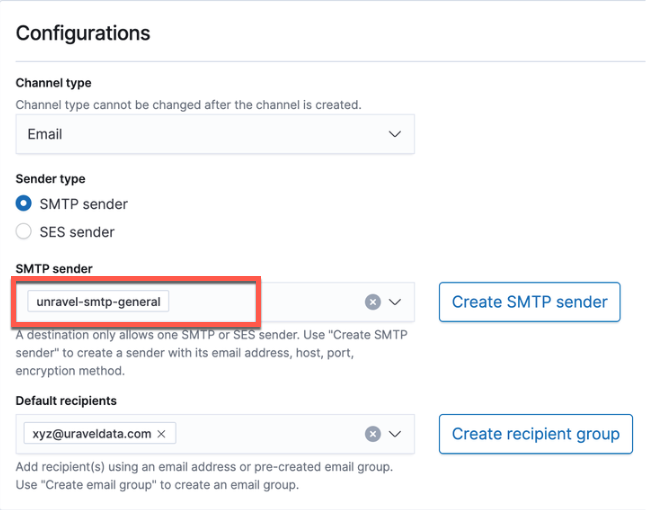 unravel-notification-channel-email-configure.png